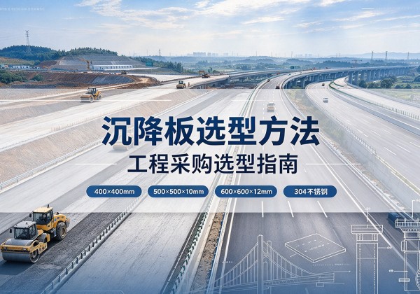 水磨沟沉降板选择方法